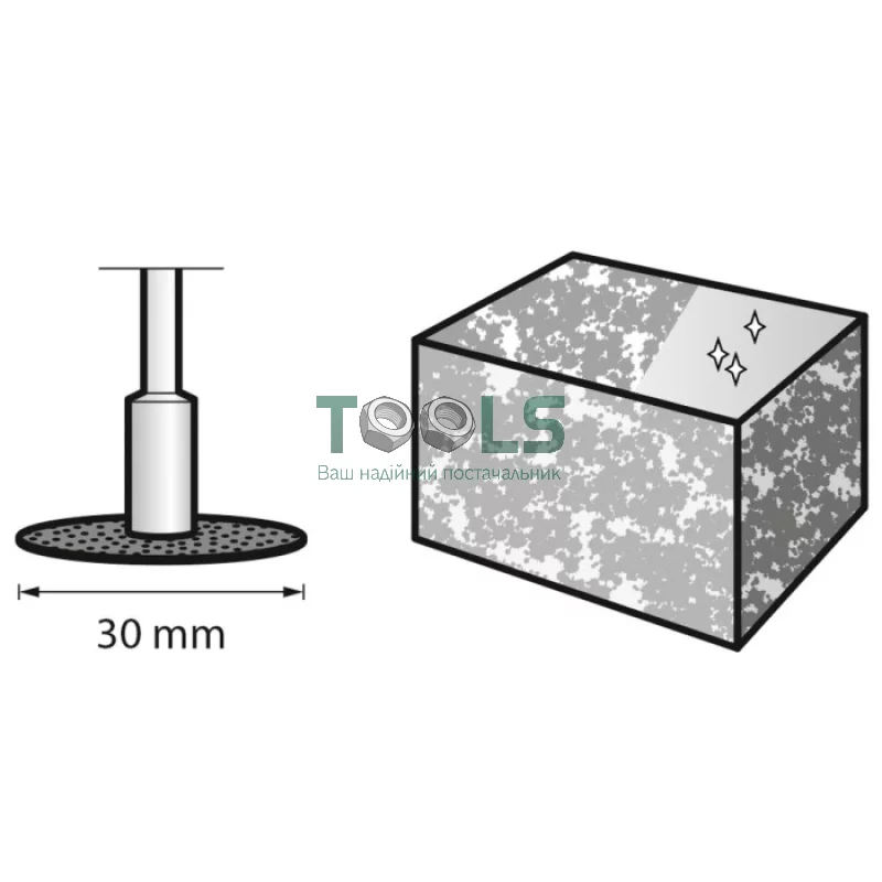 Шліфувальний диск Dremel SC411 (30 мм, 6 шт.) (2615S411JA)