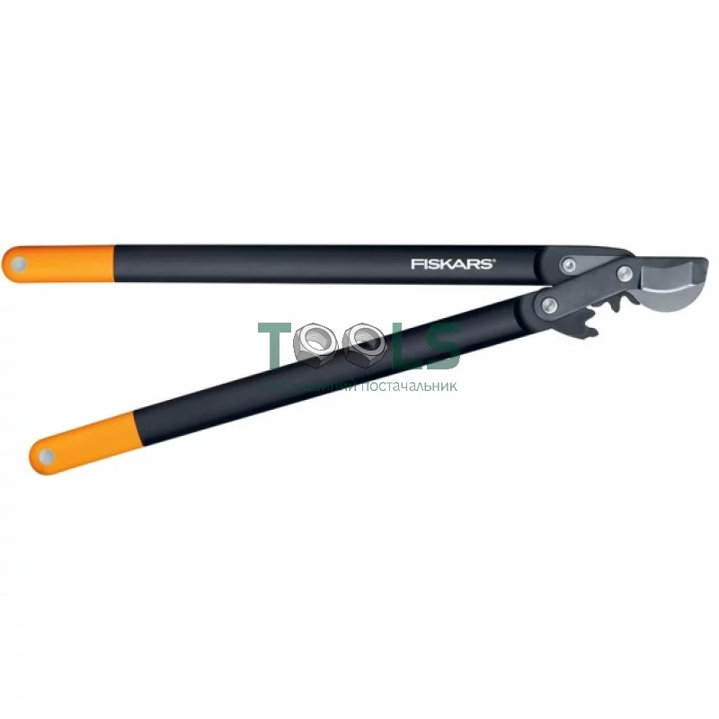 Сучкоріз великий площинний з силовим приводом Fiskars PowerGear L78, 112590 (1000584)