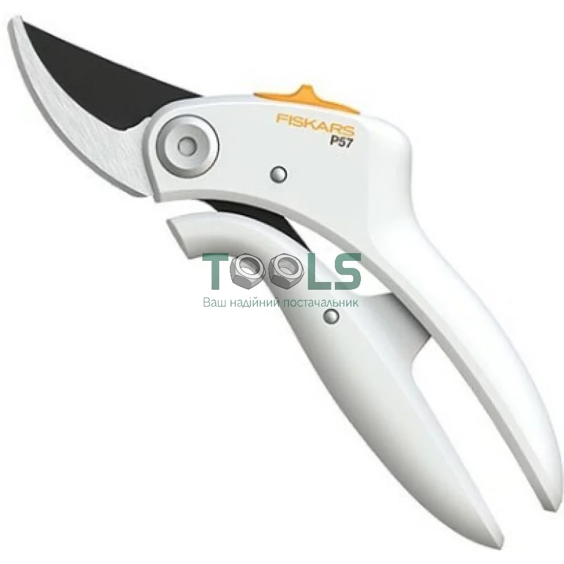 Секатор Fiskars PowerLever White P57 (1026916)