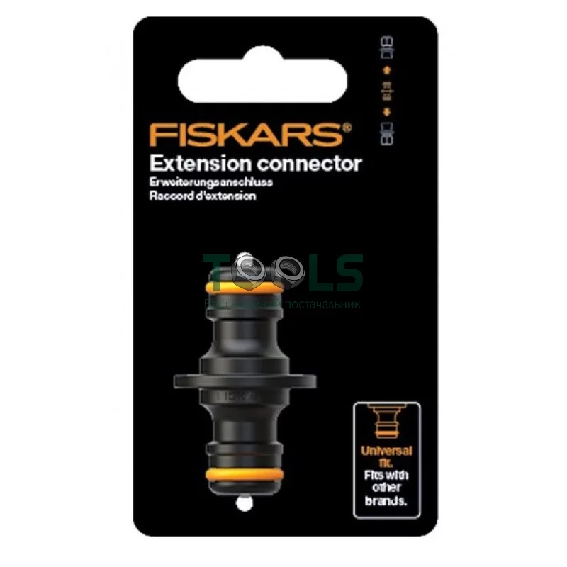 Муфта соединительная для шлангов Fiskars 1/2" 3/4" 3/8" (1027068)