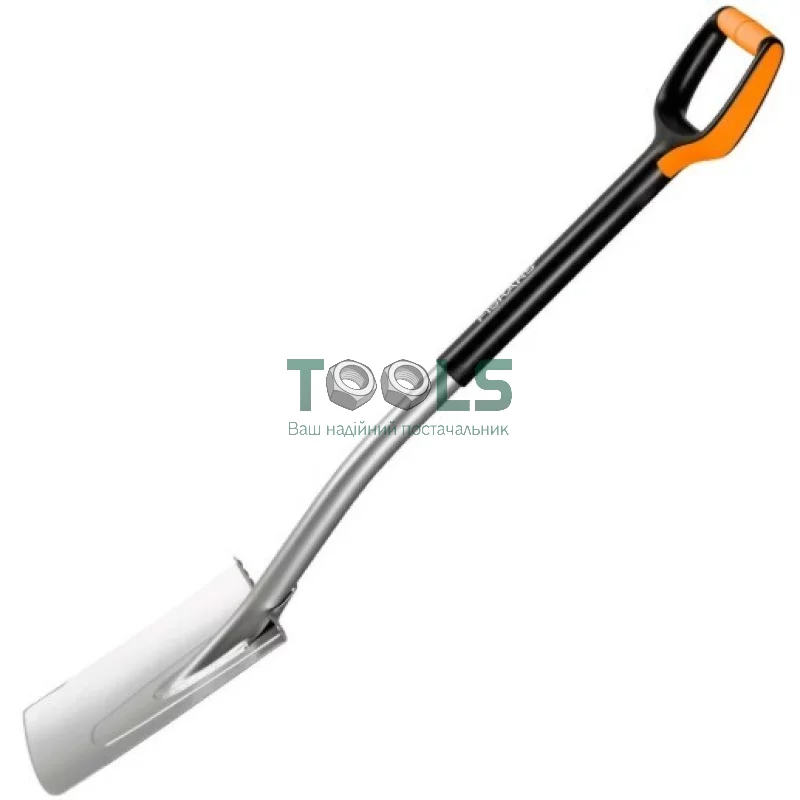 Лопата с закругленным лезвием средняя Fiskars Xact 131480 (1003682)