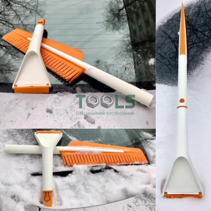 Скребок для льоду і щітки Fiskars SnowXpert 143062 (1019352)