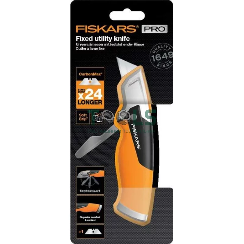 Нож с фиксированным лезвием Fiskars Pro CarbonMax (1027222)