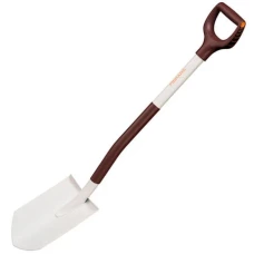 Лопата полегшена заокруглена Fiskars White (1067540)