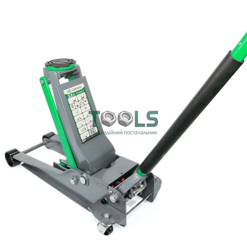 Домкрат подкатной низкого подхвата 3,5 т, 95-552 мм, усиленный GARWIN (GE-PJL035A)