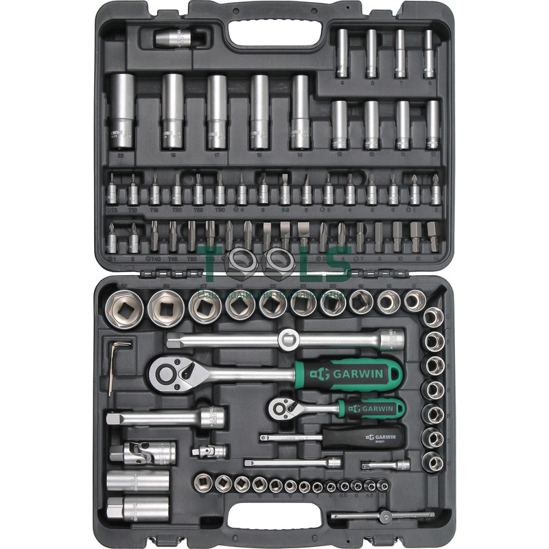 Набор ручных инструментов 1/4" и 1/2" 6 гр. 94 предмета GARWIN 641060 (GTK-0103094)