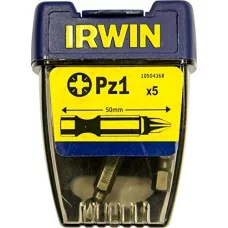 Біти Irwin Power Bit посилені Pozidriv 50мм PZ1 5шт (10504368)