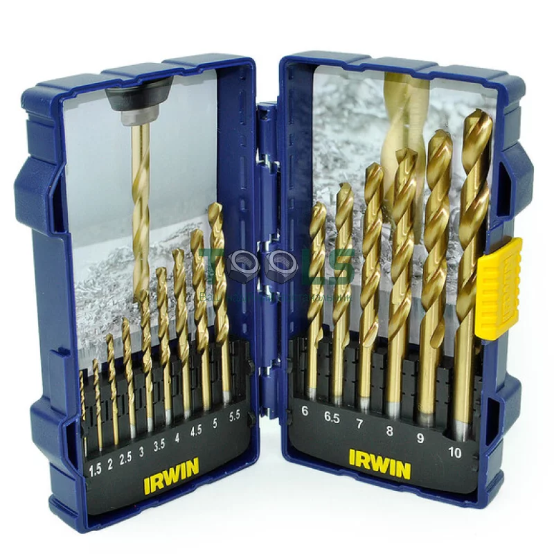 Набор свёрл Irwin HSS Pro Titanium Drill Set HSTIN 15шт (10503991)