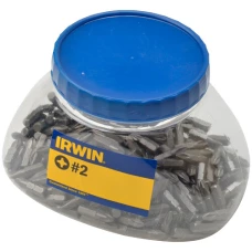 Біти Irwin 25 мм Pozidriv PZ2 Grabit Jar 250шт (10504383)