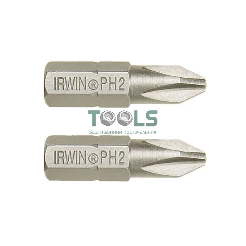 Биты Irwin Phillips Insert Bit 25мм PH2 2шт (10504388)