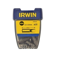 Біти Irwin 25 мм плоский шліц 1.6 x 80 мм 10 шт (10504362)