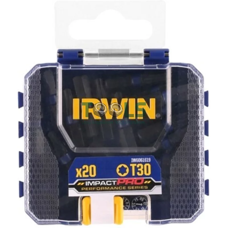 Набір біт Irwin Impact Pro Perf T30 20 шт BULK (IW6061619)