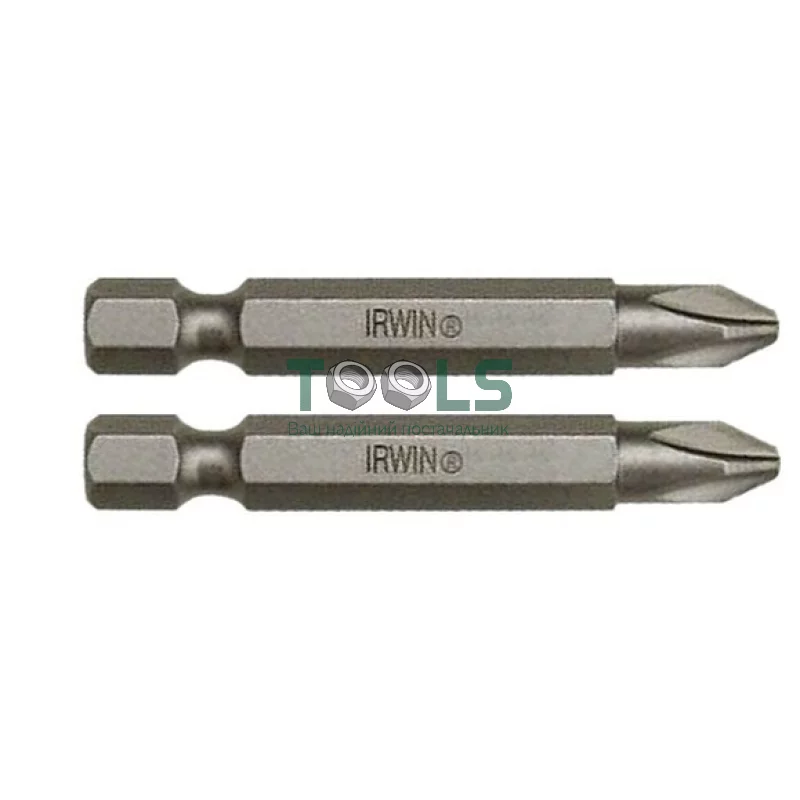 Биты Irwin Power Bit усиленные Phillips 50мм PH2 2шт (10504396)