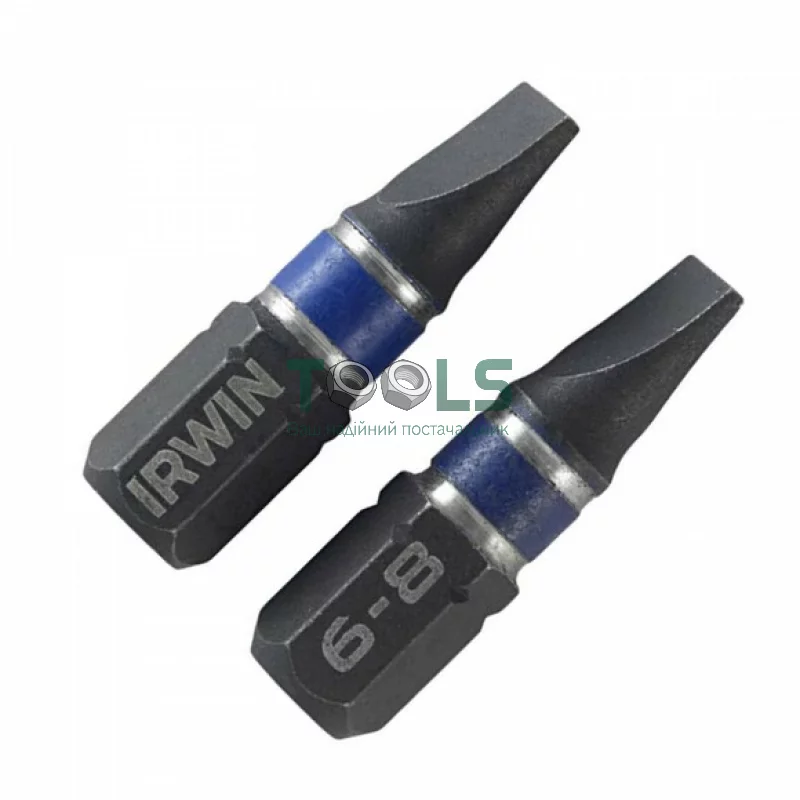 Биты Irwin Impact Pro Perf 25мм SL6-8 2шт (IW6061504)