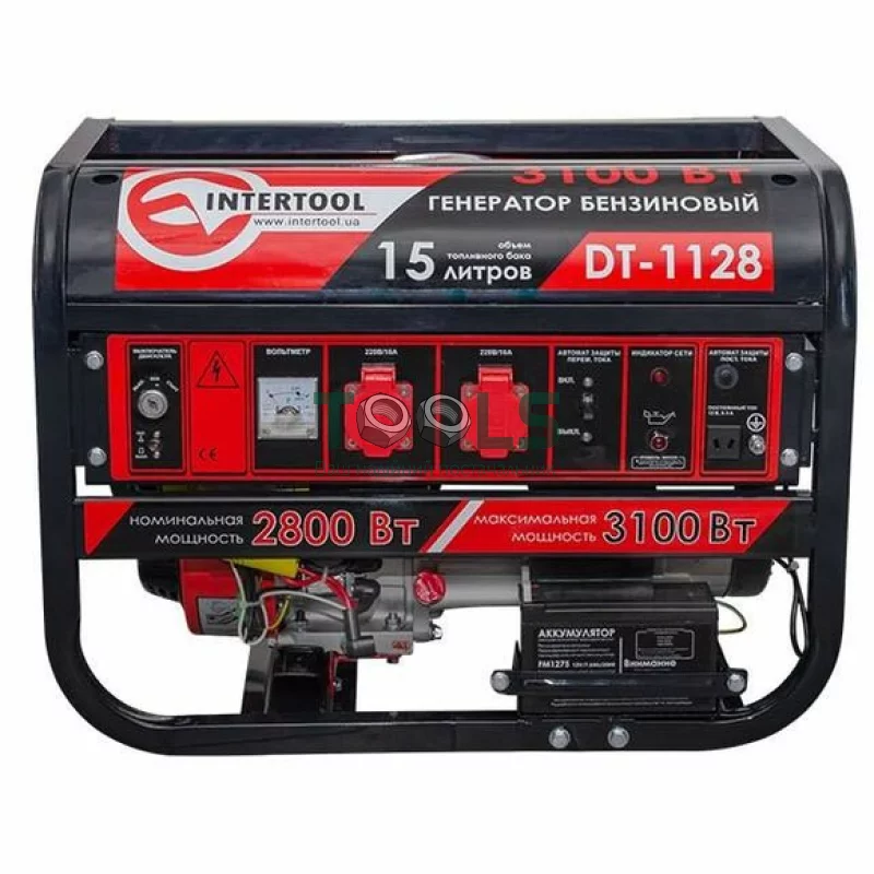 Генератор бензиновый Intertool DT-1128