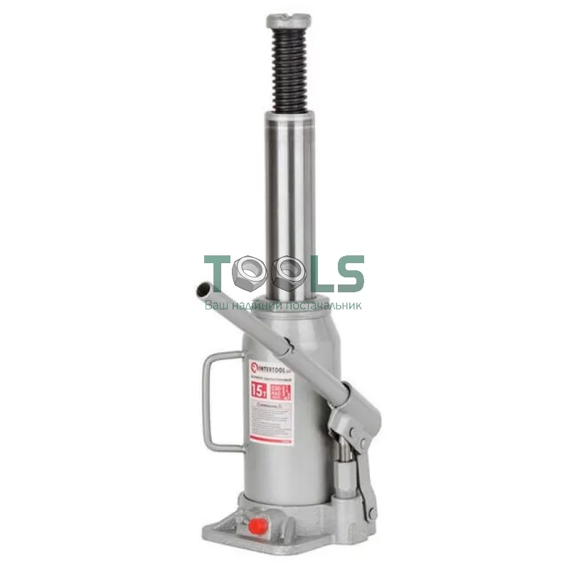 Домкрат одноштоковый Intertool GT0027 15 т