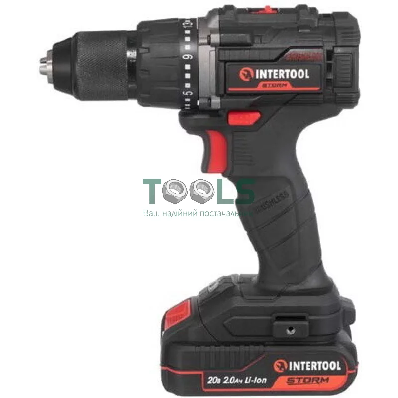 Аккумуляторная дрель-шуруповерт INTERTOOL WT-0360