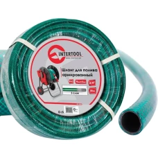 Шланг садовий INTERTOOL, армований, тришаровий, зелений, 3/4, 30 м, PVC (GE-4045)