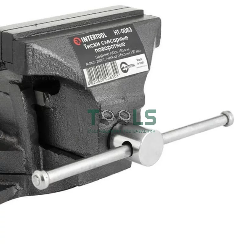 Тиски слесарные поворотные INTERTOOL HT-0083