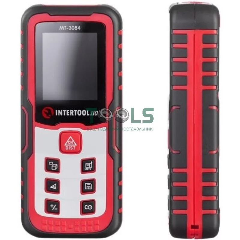 Далекомір лазерний Intertool 60 м кольоровий дисплей (MT-3086)