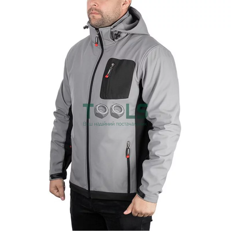 Куртка Intertool SOFTSHELL 300 GSM 100D, р.XL (SP-3124)