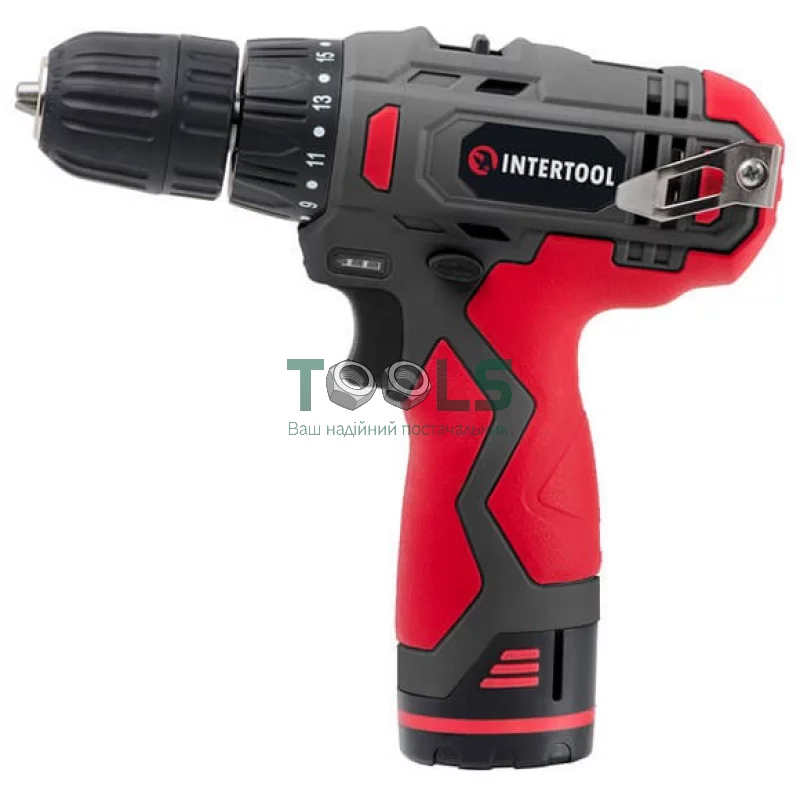 Шуруповерт акумуляторний INTERTOOL DT-0310