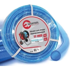 Шланг для воды Intertool 3-х слойный 3/4" 30 м армированный PVC (GE-4075)