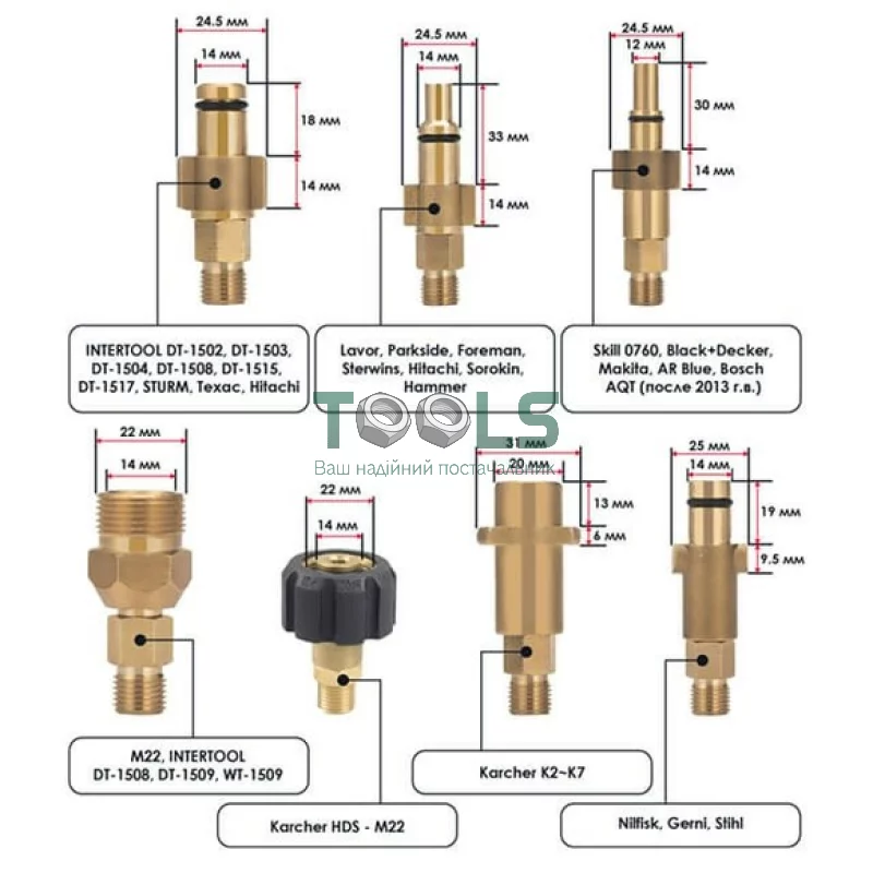 Насадка-пеногенератор Intertool (DT-1536)