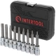 Набір біт Intertool STORM TORX 1/2" T20-T60" 100 мм" S2 (ET-8401)