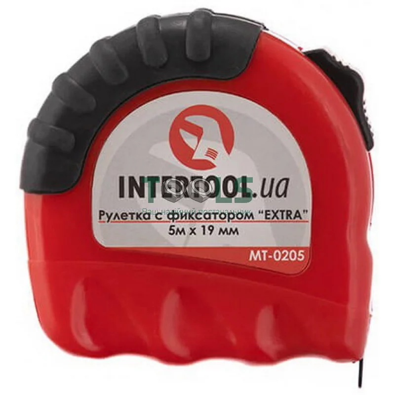 Рулетка з металевим полотном INTERTOOL EXTRA, 5 м x 19 мм (MT-0205)