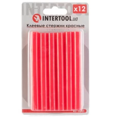 Комплект красных клеевых стержней Intertool RT-1041