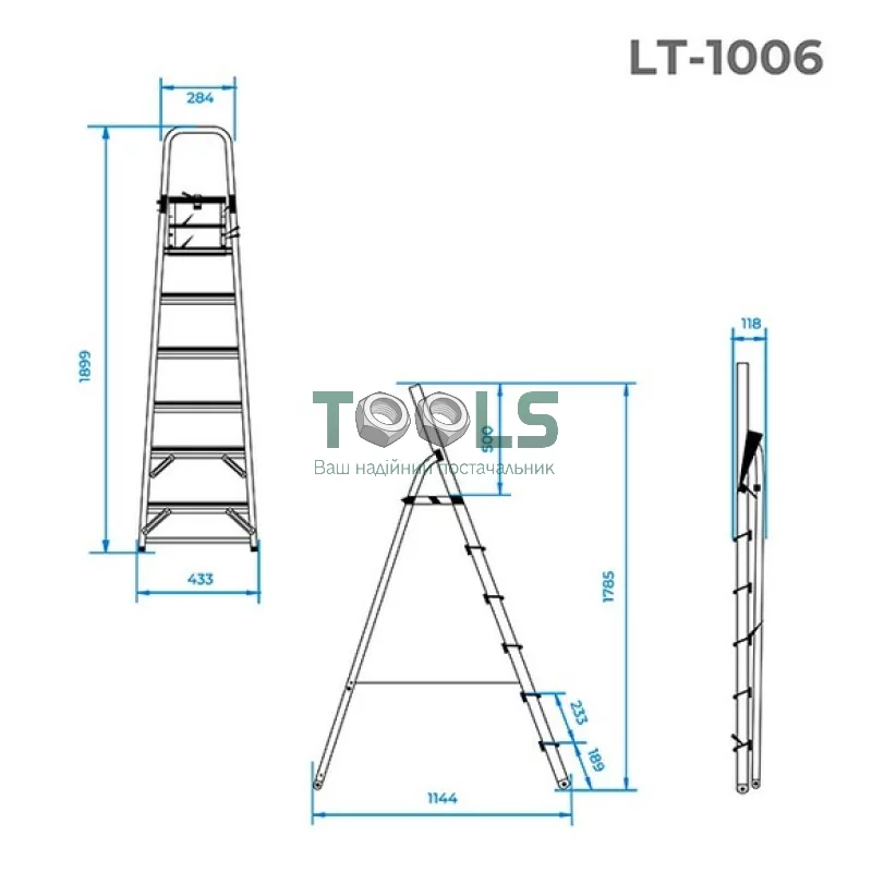 Стрем'янка Intertool 6 ст. (LT-1006)