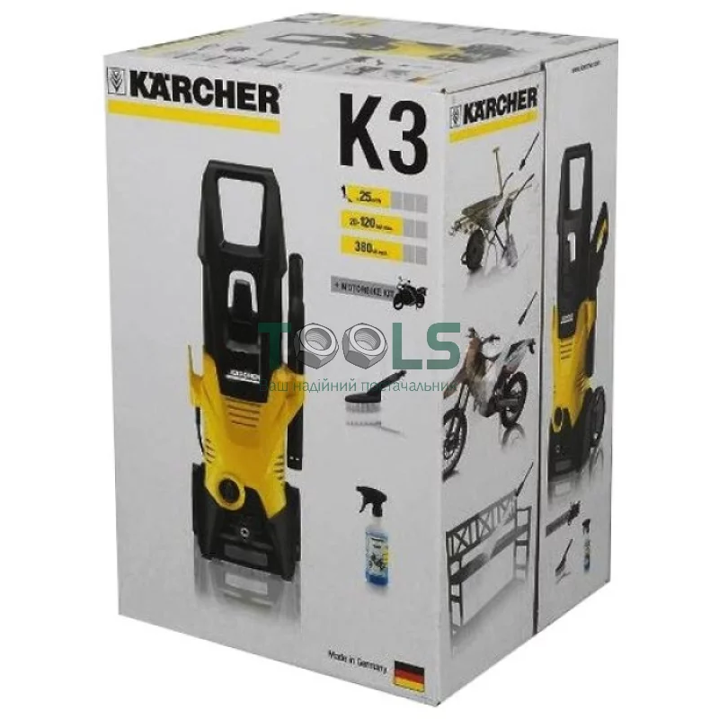 Мийка високого тиску Karcher K3 (1600 Вт, 380 л/год) (1.601-812.0)