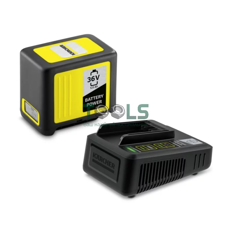 Быстрозарядный комплект Karcher Starter Kit Battery Power (36 В, 5 А*ч) (2.445-065.0)