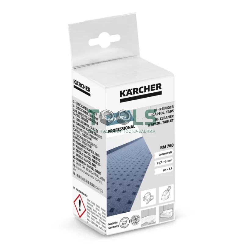 Засіб для чищення в таблетках Karcher CarpetPro iCapsol RM 760 (16 шт.) (6.295-850.0)