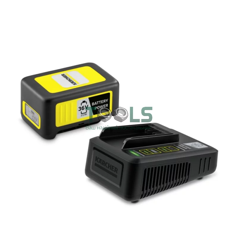 Быстрозарядное комплект Karcher Battery Power (36 В, 2.5 А*ч) (2.445-064.0)