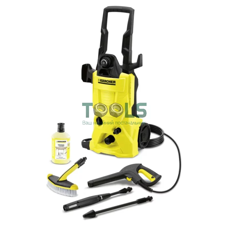 Миття високого тиску Karcher K4 + щітка WB 60 (1800 Вт, 420 л/год) (9.611-083.0)