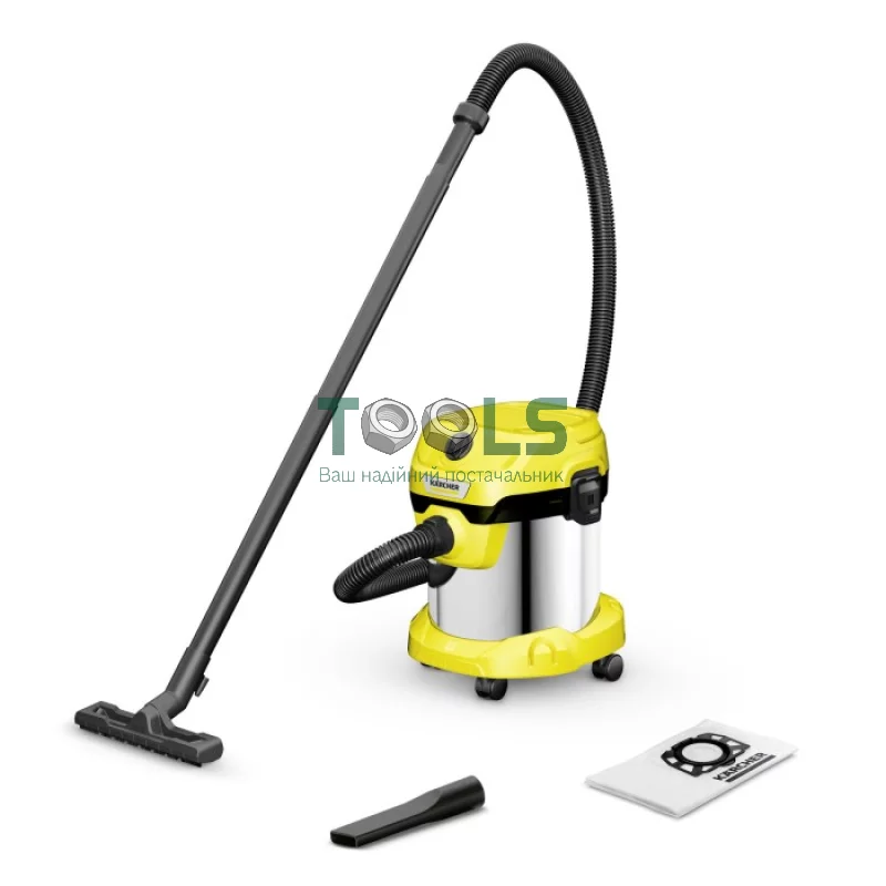 Будівельний пилосос Karcher WD 2 Plus S V-15/4/18 (1 кВт, 15 л) (1.628-050.0)