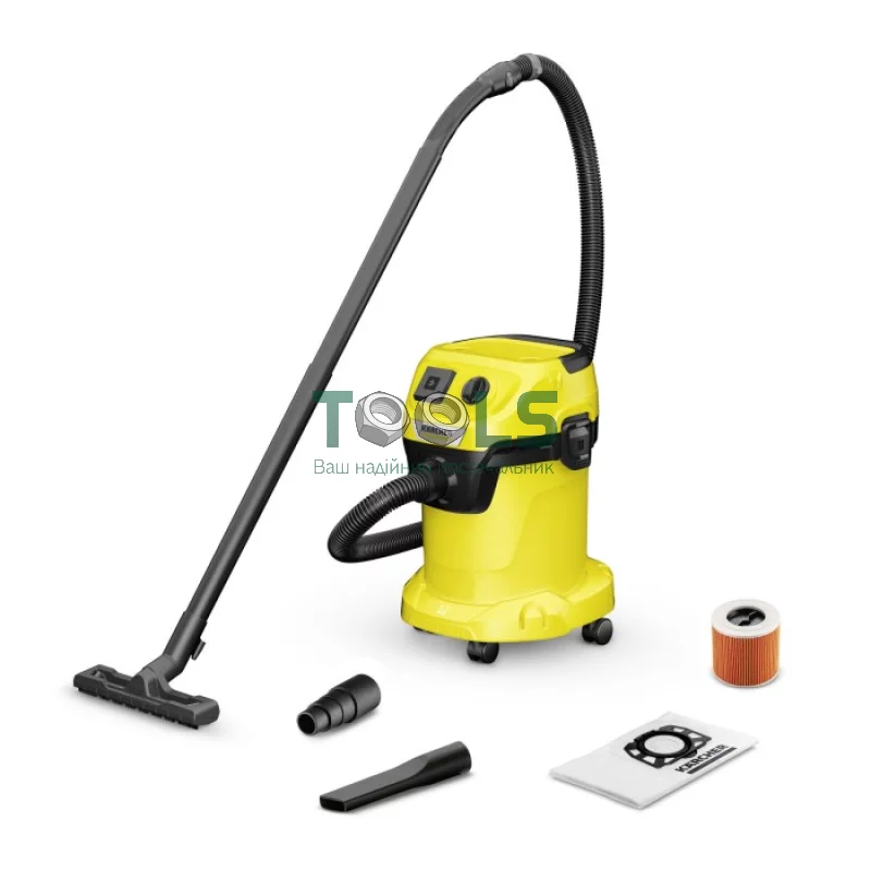 Будівельний пилосос Karcher WD 3 P V-17/4/20 (1 кВт, 17 л) (1.628-170.0)