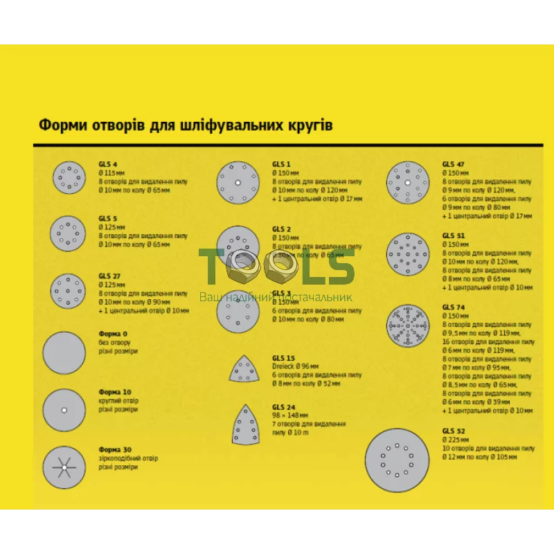 Кружок шлифовальный Klingspor PL 28 EK (125 мм, P180, б/о) (270705)