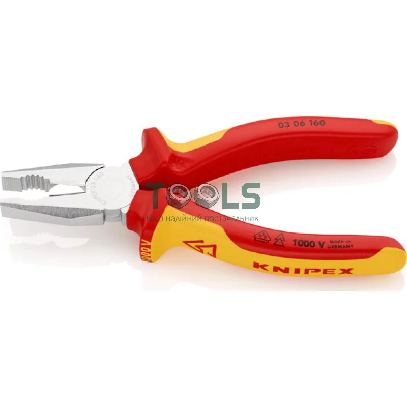 Плоскогубцы KNIPEX 160 мм (03 06 160)