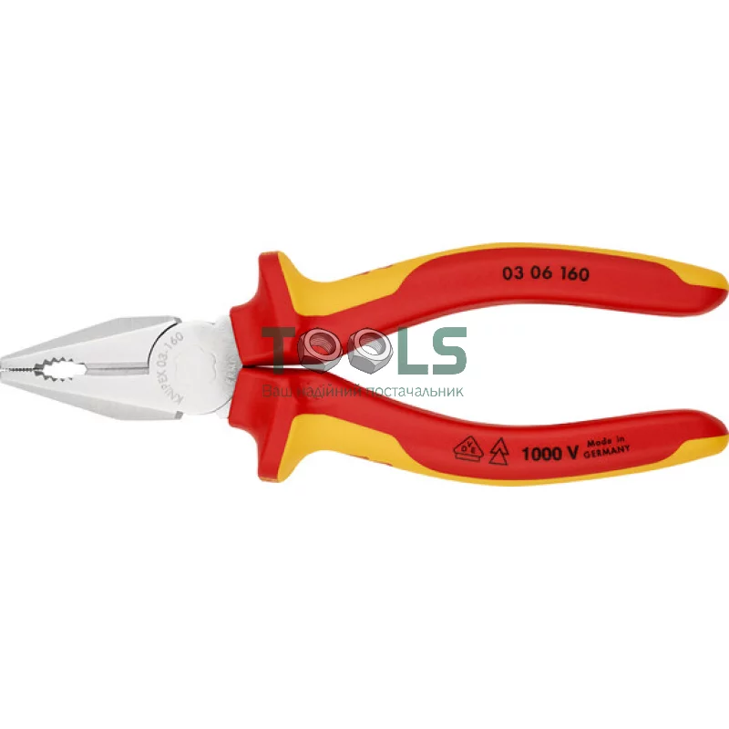 Плоскогубцы KNIPEX 160 мм (03 06 160)