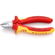 Кусачки бокові хромовані Knipex 140 мм (70 06 140)