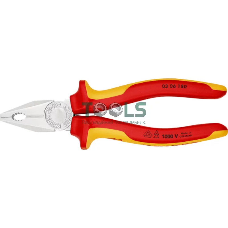 Плоскогубцы KNIPEX 180 мм (03 06 180)