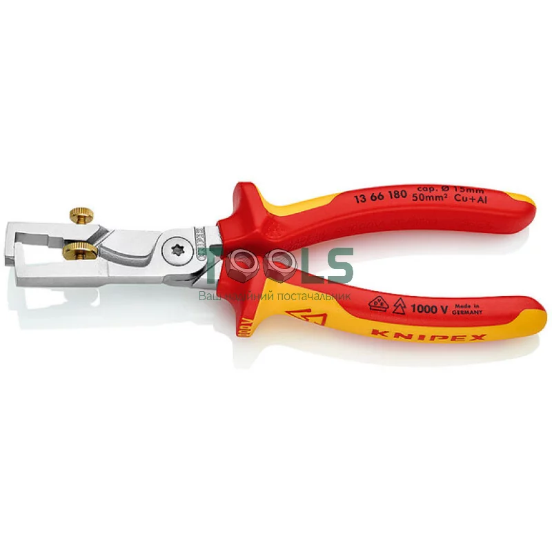 Клещи для удаления изоляции Knipex StriX (13 66 180)