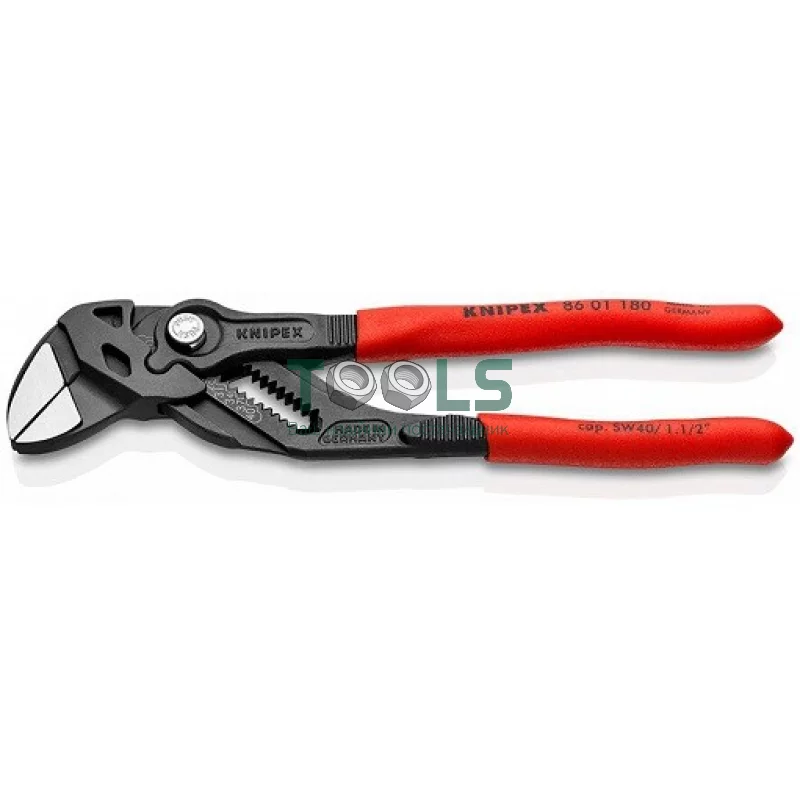 Кліщі переставні KNIPEX, 180 мм (86 01 180)