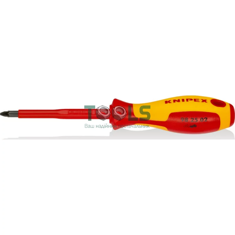 Отвертка крестовая KNIPEX PZ2 (98 25 02)