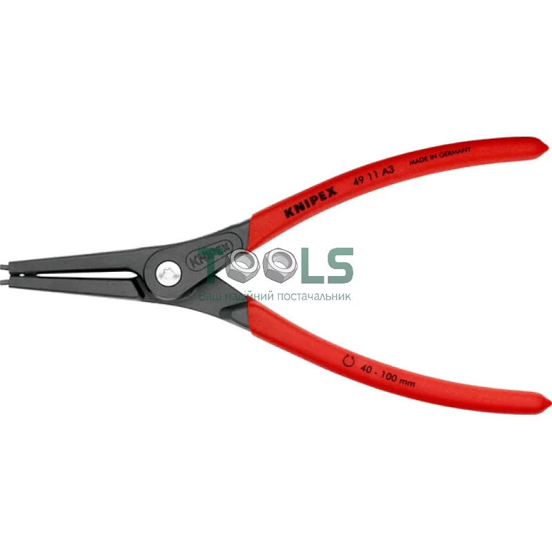 Знімач стопорних кілець KNIPEX 225 мм (49 11 A3)