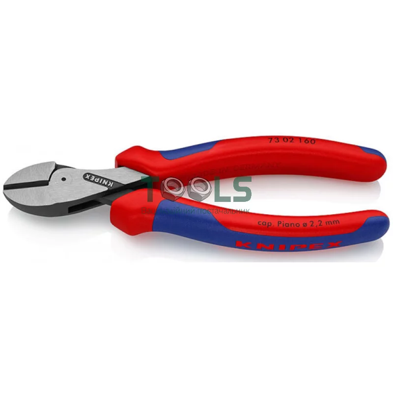 Кусачки бокові KNIPEX X-Cut 160 мм (73 02 160)