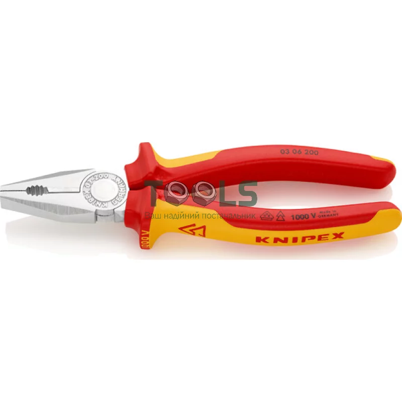 Плоскогубцы KNIPEX 200 мм (03 06 200)